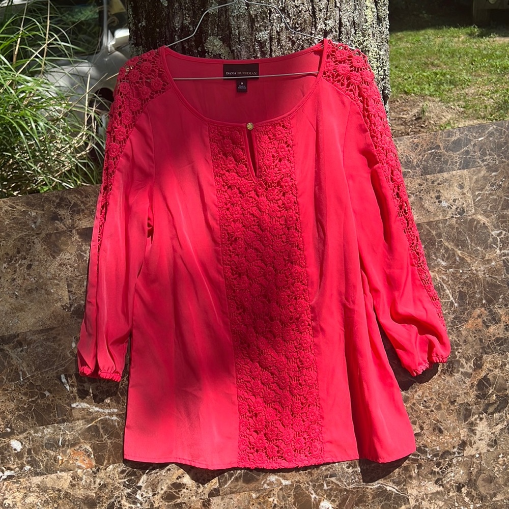 Dana Buchman coral dress top